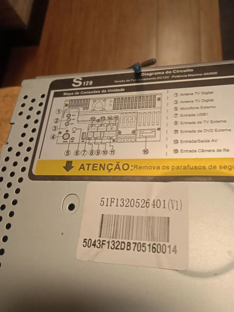 Central Multimídia para Carro - DVR SRG DC12v NAVI (Usado) - Foto 4