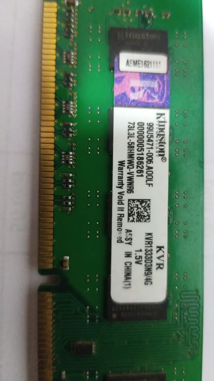 MEMORIA RAM KINGSTON DDR3 4GB - Foto 3