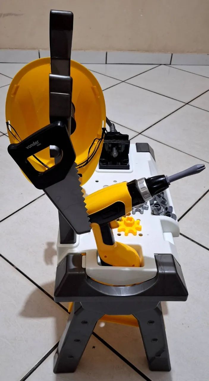 Bancada de brinquedo com acessórios  - Foto 4