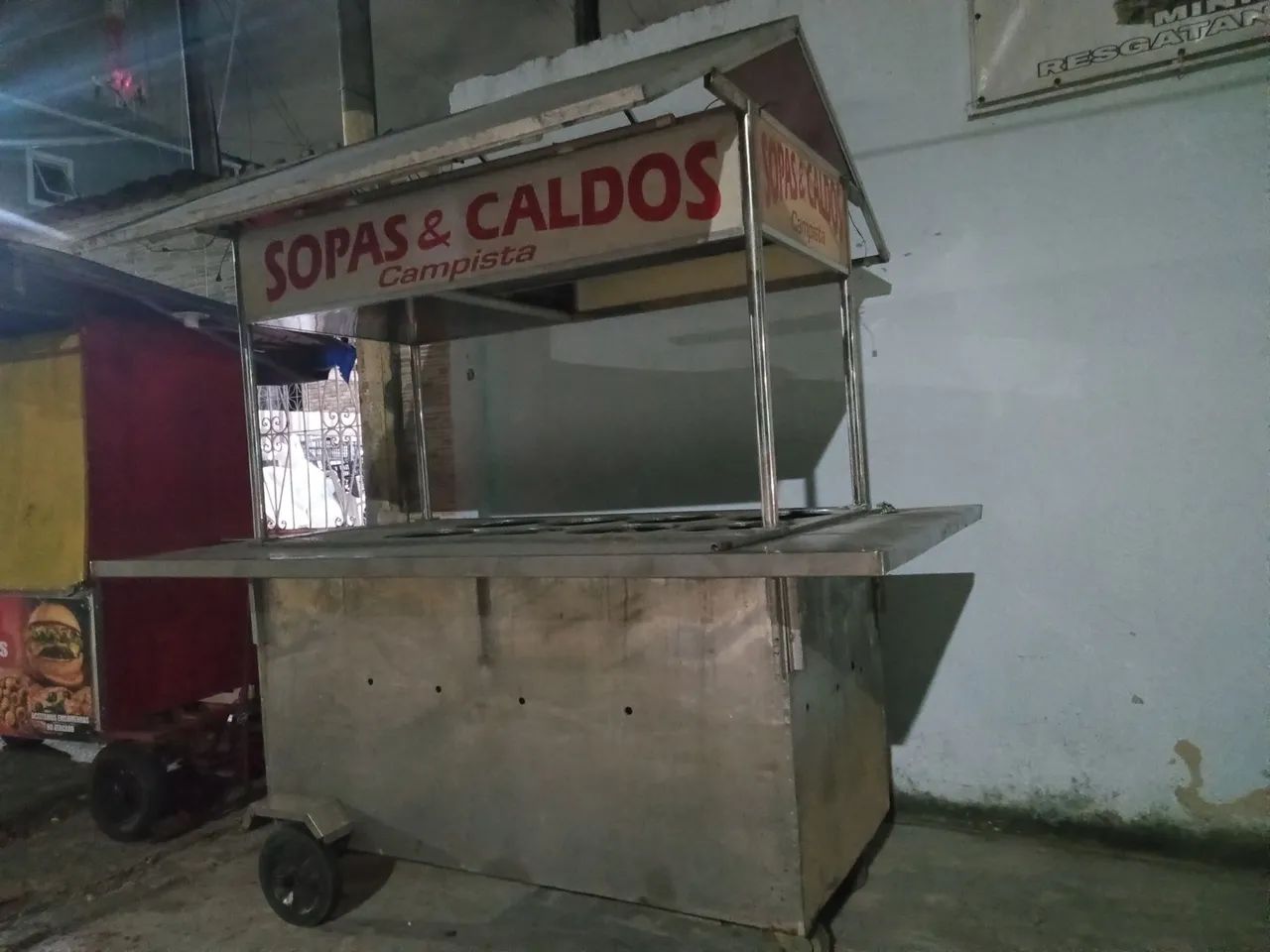 VENDO CARROÇA DE SOPAS E CALDOS TODA EM INOX - Foto 3
