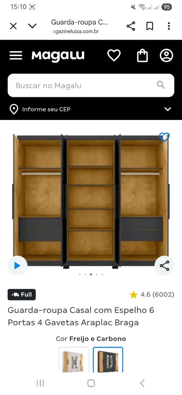 Guarda roupa 64596225926146121