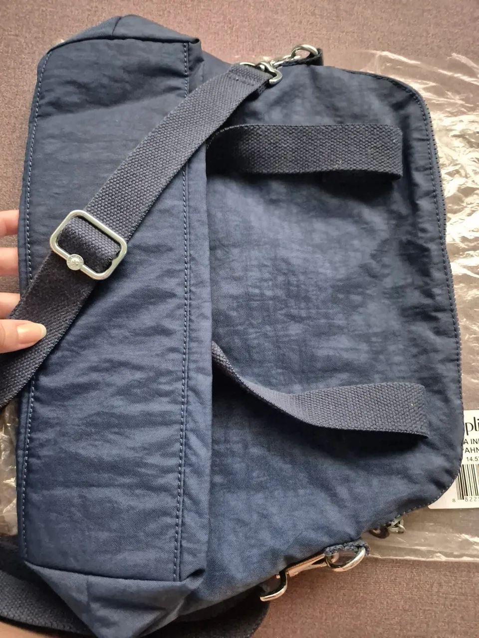Bolsa Kipling pahneiro Original com forro térmico  - Foto 3