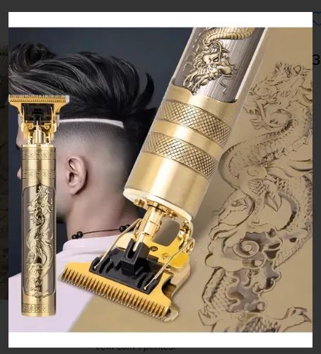Máquina De Corte De Cabelo Dragão Dourada Tomate Mag-013