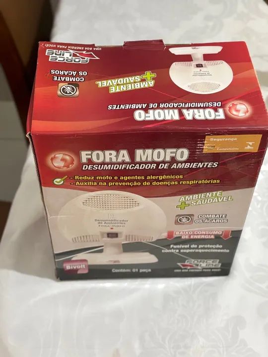 Desumidificador de Ambientes Fora Mofo Bivolt - Novo - Foto 2
