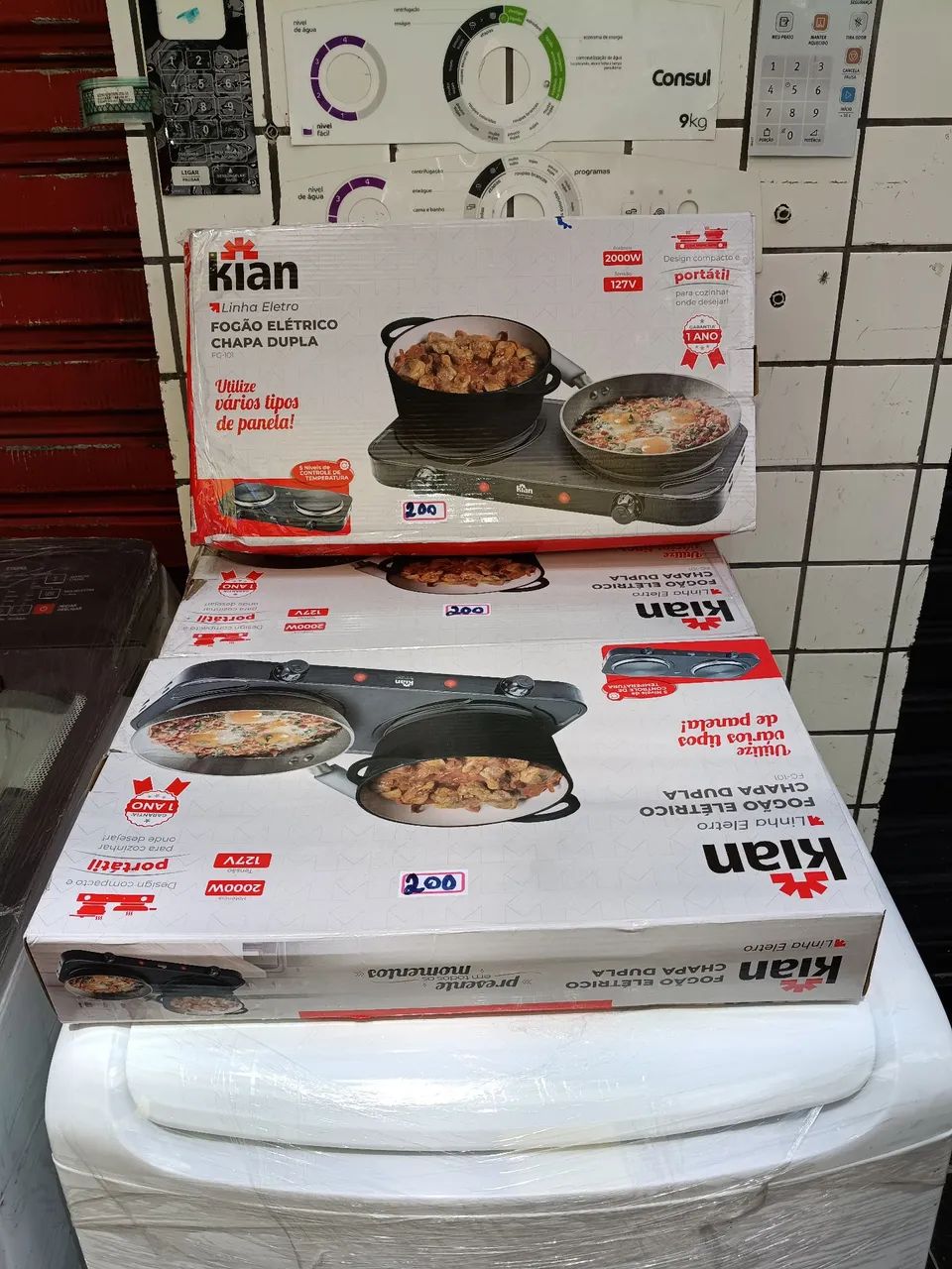 Fogão 2 bocas novo com garantia  - Foto 2