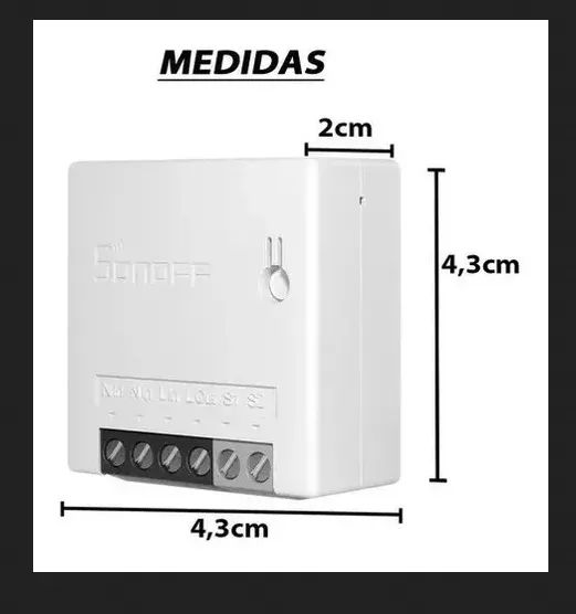 Automatizador de Lâmpadas e Interruptores SONOFF MINI R2 - Foto 3