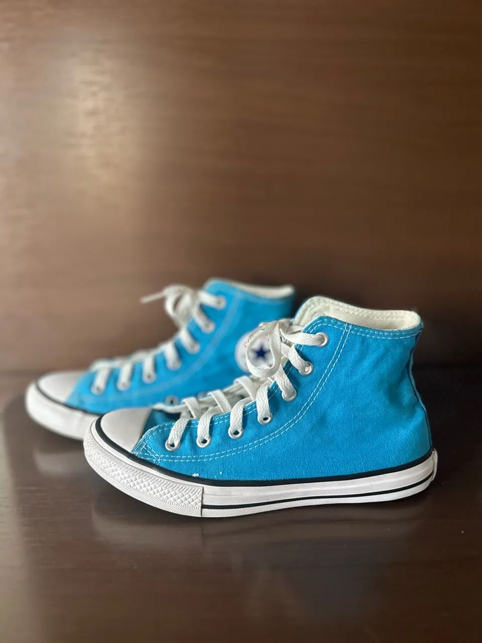 Tênis Converse All Star Azul Celeste - Foto 4