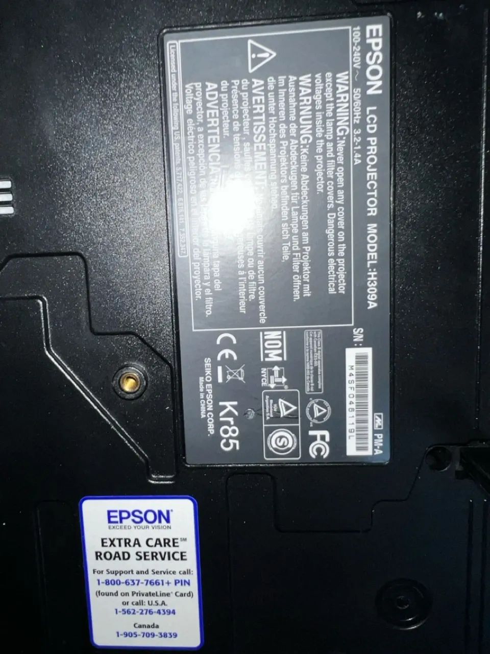 Projetor Epson 3LCD - Ótima Imagem, pouco usado, excelente estado.  - Foto 4