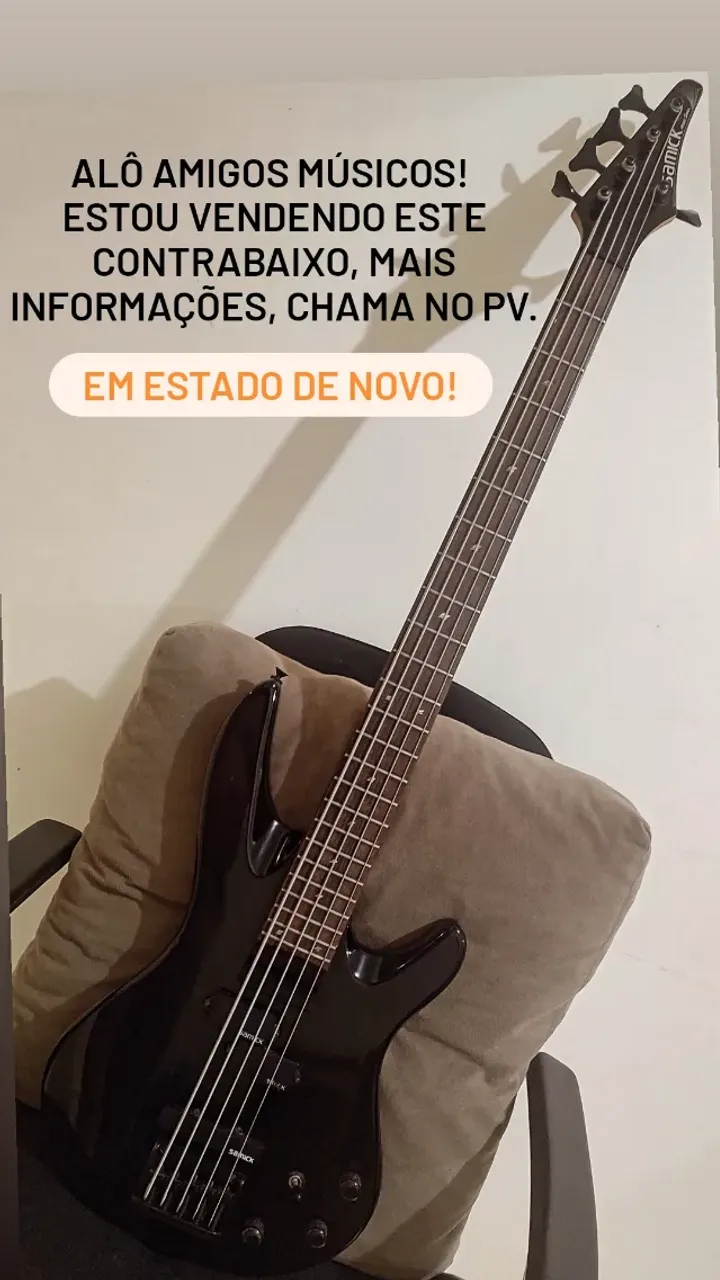 Contra baixo samick
