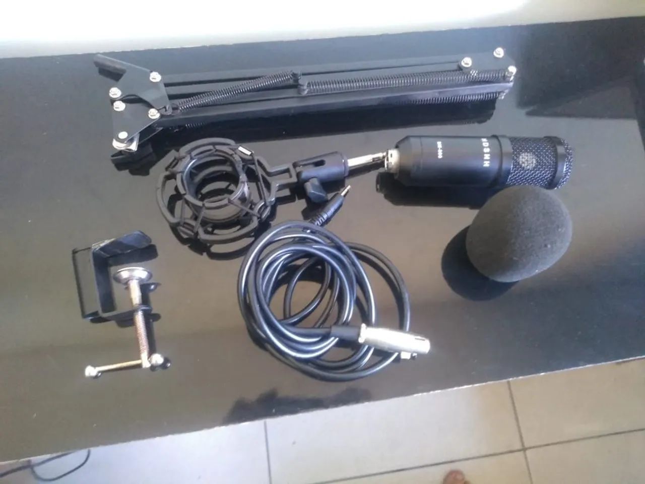 Microfone com fio BM800 + Suporte Braço - Foto 3