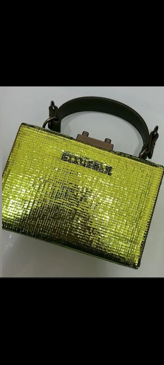  Bolsa Clutch metal green!  Bang com shape - Foto 4