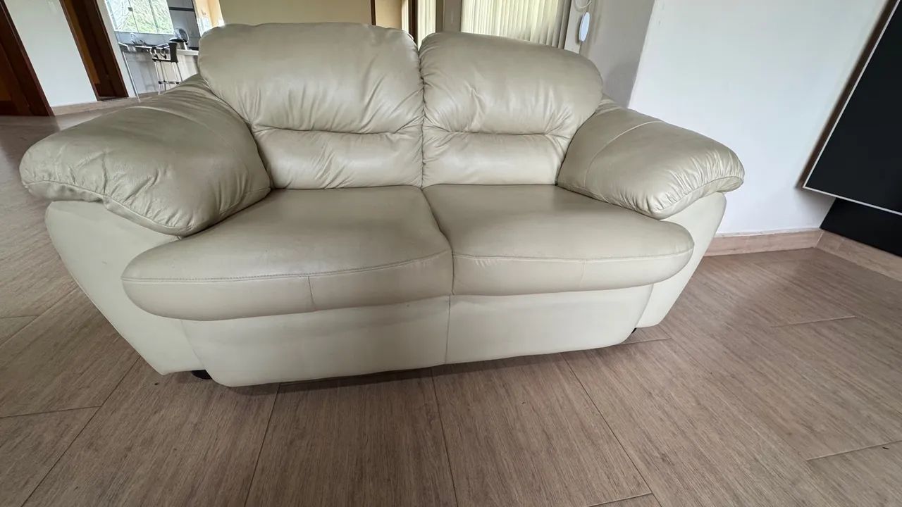Conjunto de sofá - couro legítimo 64311591766785123