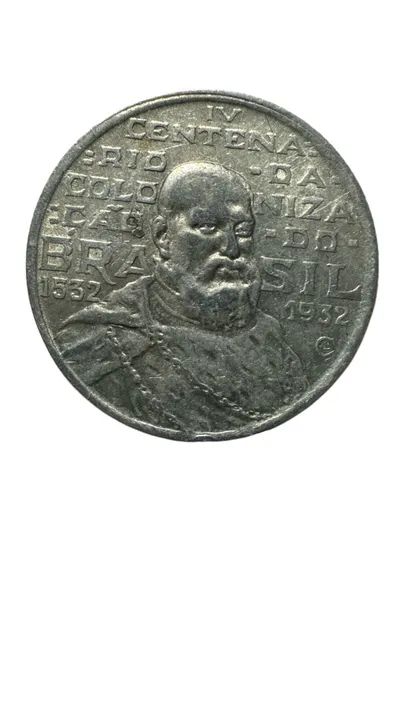 Moeda 2000 Réis Iv Centenário Da Colonização Do Brasil