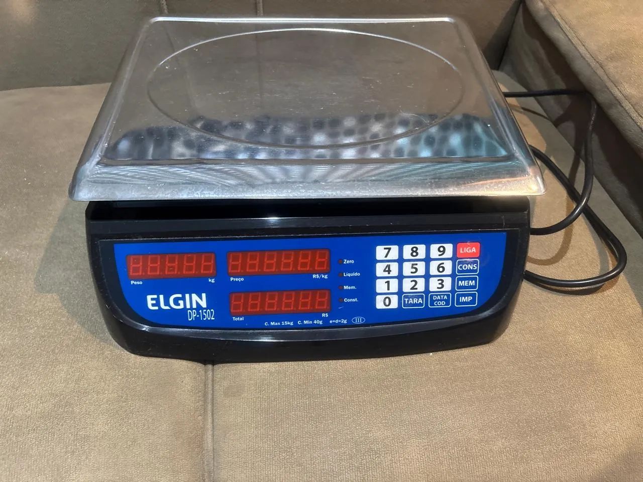 Balança Elgin Dp 15kg Bateria + Impressora I8 (Comanda - Foto 3