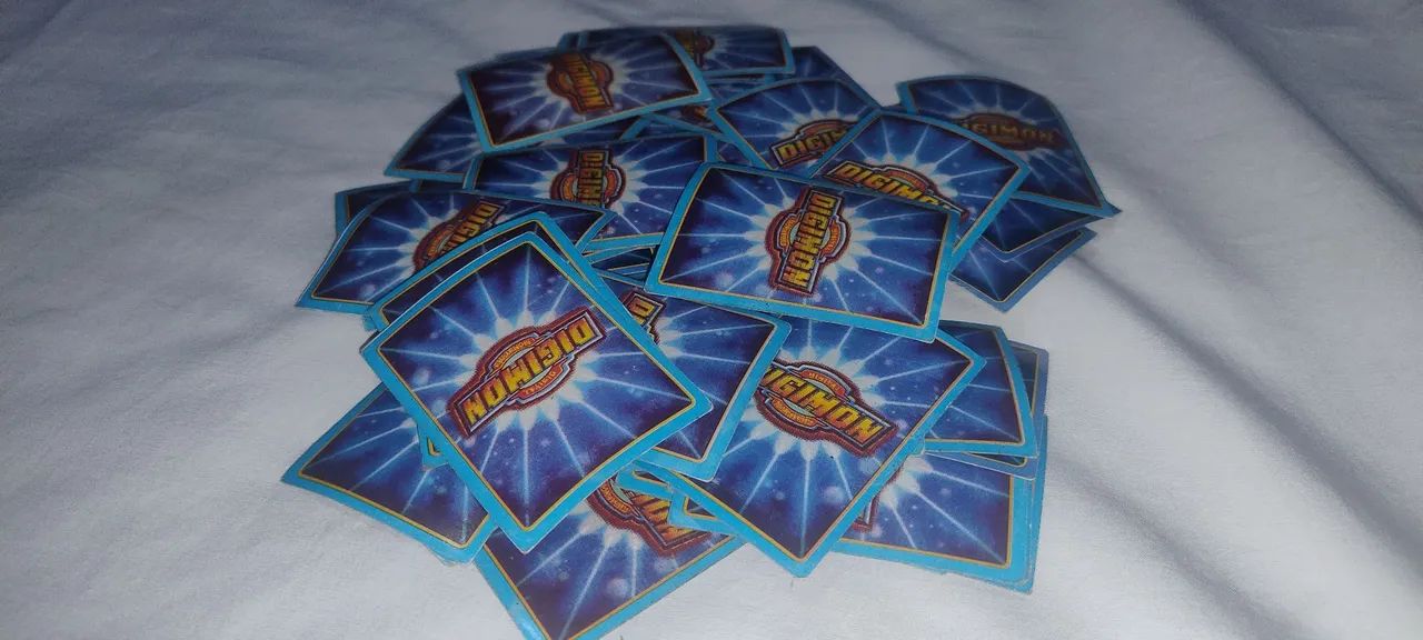 Lote 50 mini cards Digimon  - Foto 4