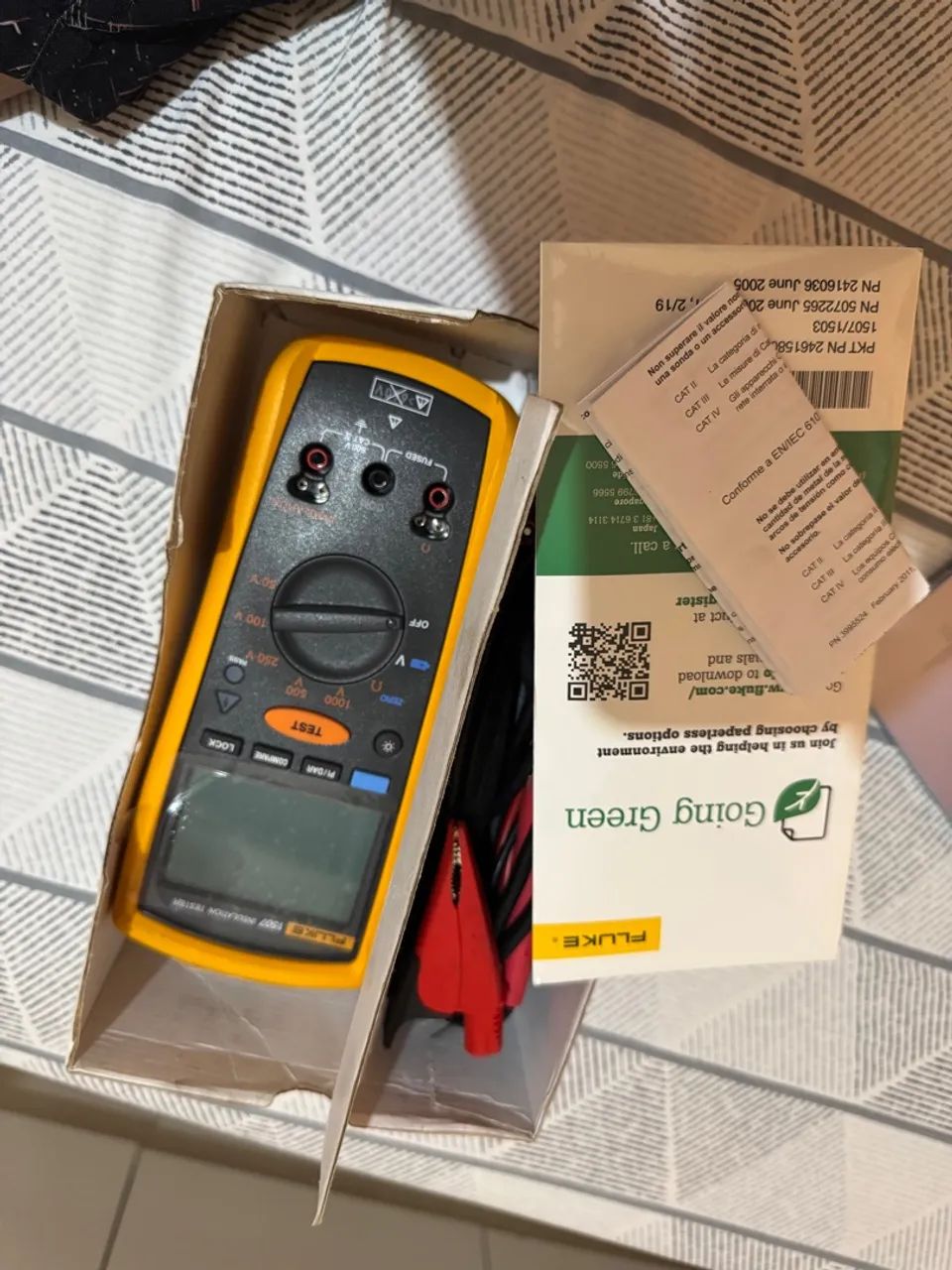 Megômetro digital Fluke 1503 - Foto 2