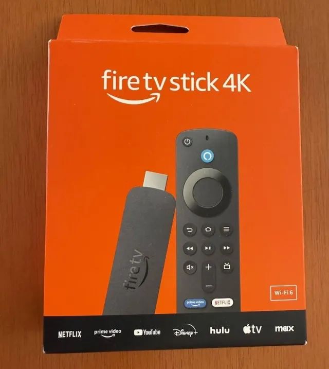 Tv Box Fire Stick 4K - Amazon com Alexa e Bluetooth integrado (Tvbox Novo Lacrado) 
