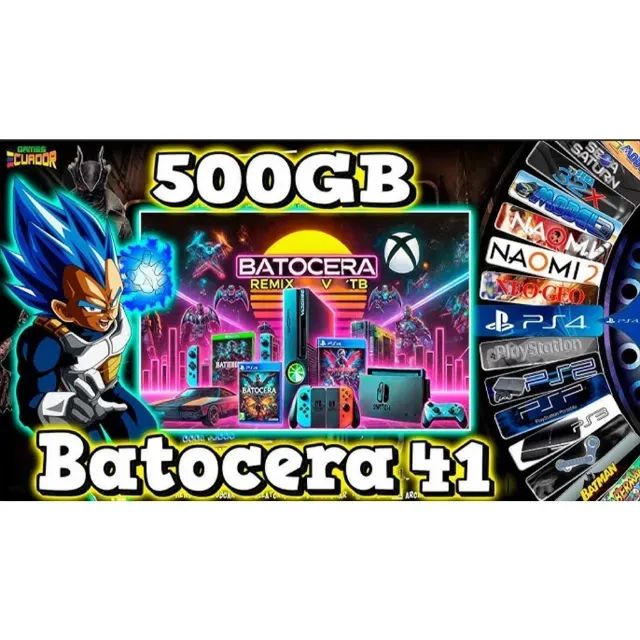 Hd Externo Retrogames 500GB 18000 (Batocera V41) Pc Boot - Consoles de ...