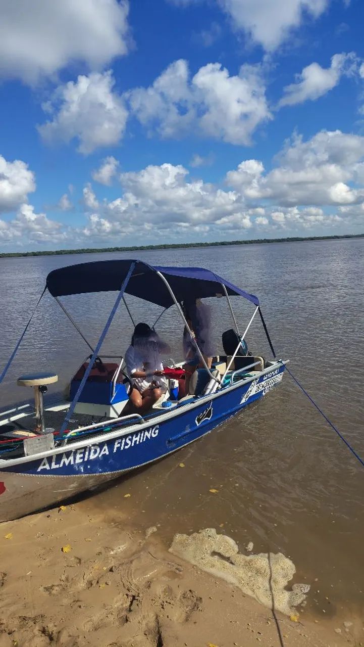 Lancha de alumínio   super nova - Foto 7