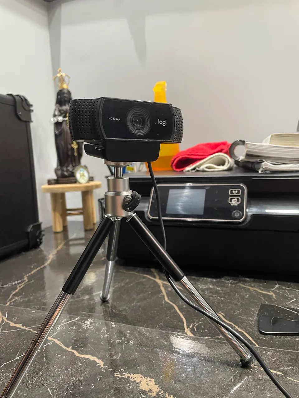 Webcam Full HD Logitech C922 Pro Stream Com Microfone Embutido 