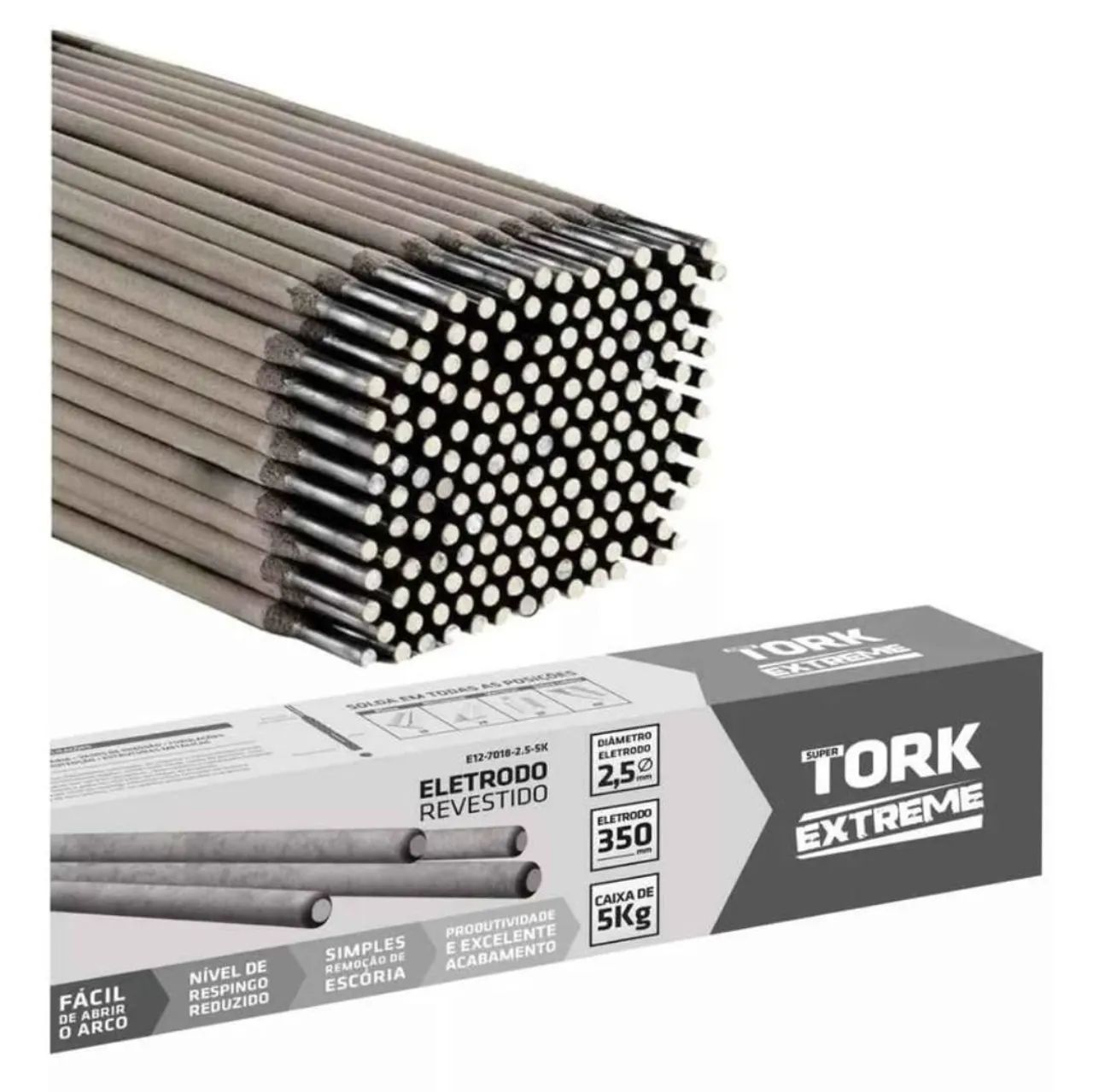 Eletrodo Revestido Tork Extreme 5kg Ótimo custo e benefício