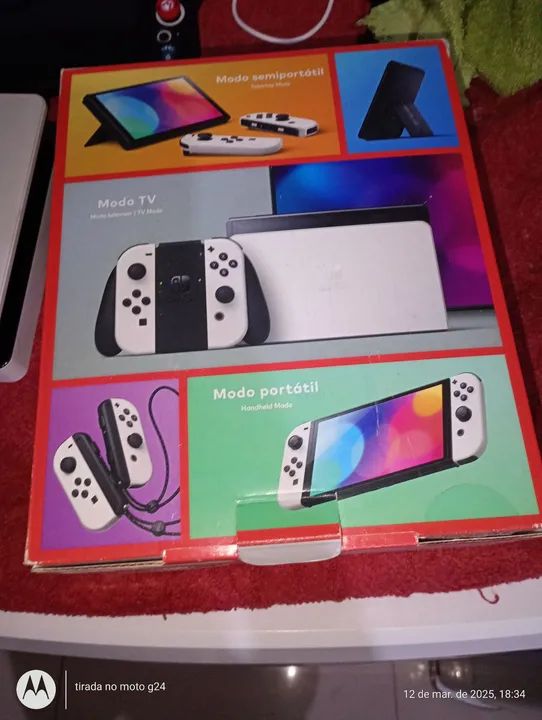 Nintendo Switch OLED  - Console + Jogo - Foto 4