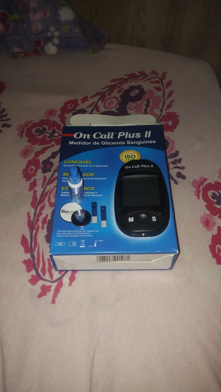 Medidor de Glicemia On Call Plus II - Novo