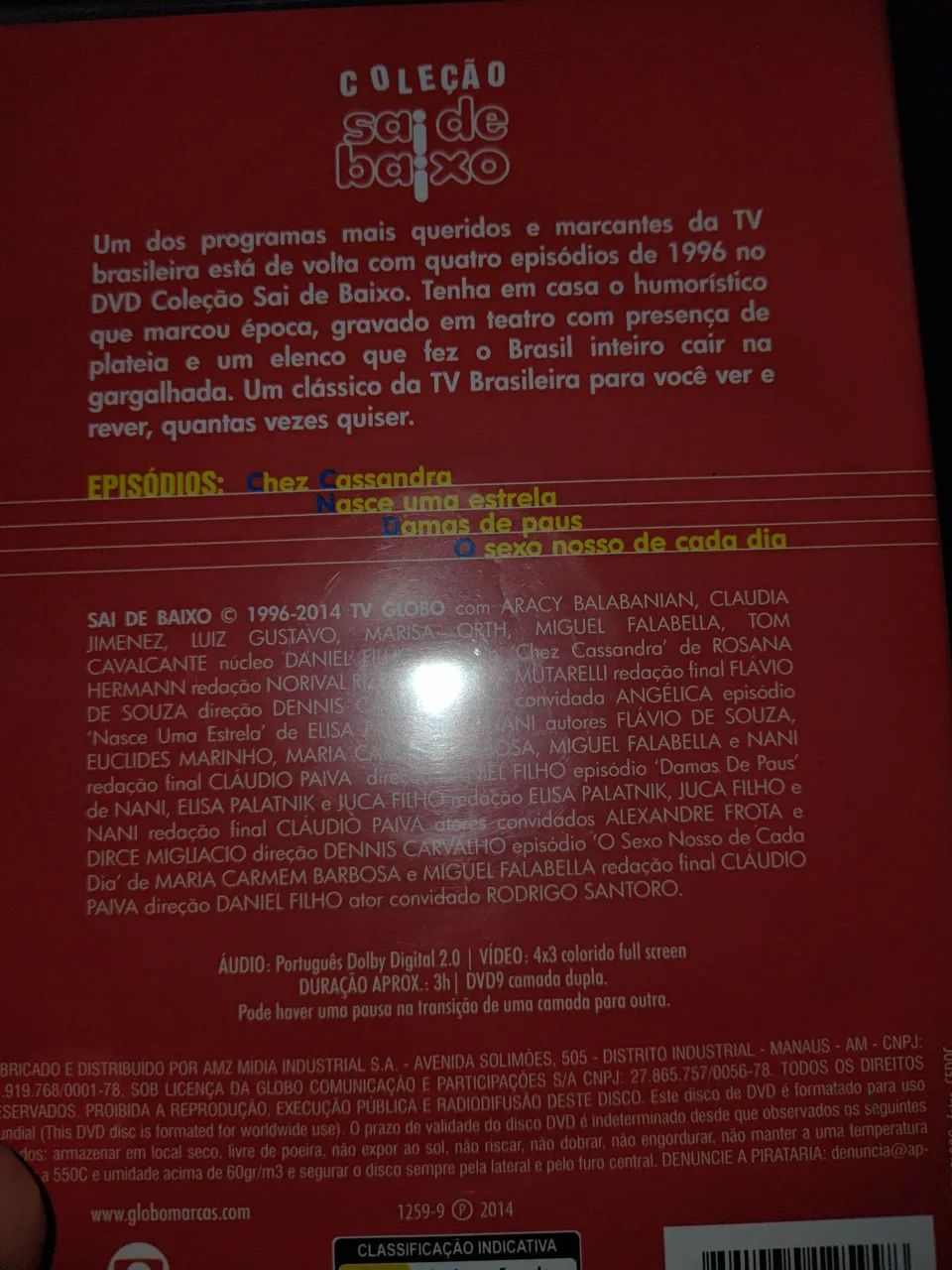 Dvd coleção sai de baixo 2014 (lacrado) - Foto 2