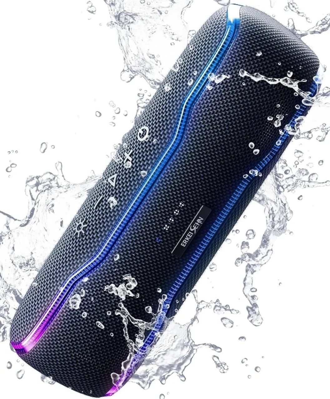 Caixa de Som Portátil Bluetooth Erkei Sehn Importada a Prova D'Água ...