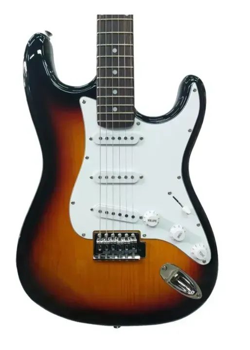 Kit Guitarra Condor RX-10 Stratocaster elétrica Sunburst com Cubo, Capa e Cabo - Foto 4