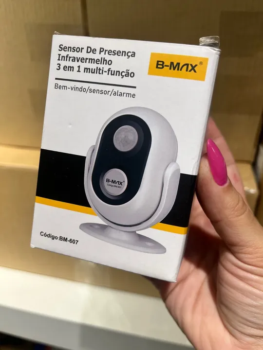 Sensor de Presença Infravermelho 3 em 1 Multi-Função B-Max