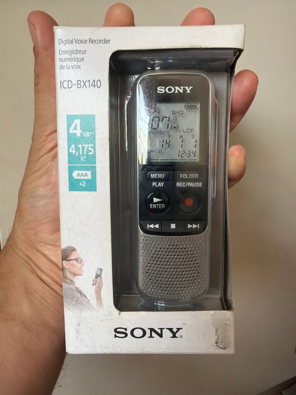 Gravador Sony ICD-BX140