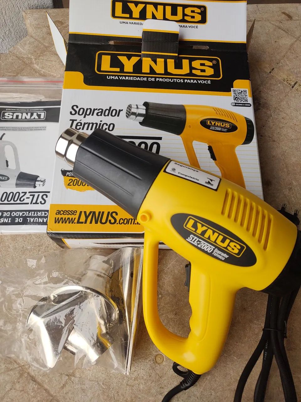 Soprador Térmico Profissional Lynus STL-2000