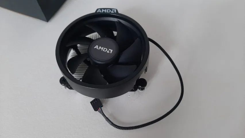 Ryzen 5 1600af, AM4, com Cooler Box original nova (ideal para 1080p) - Foto 3