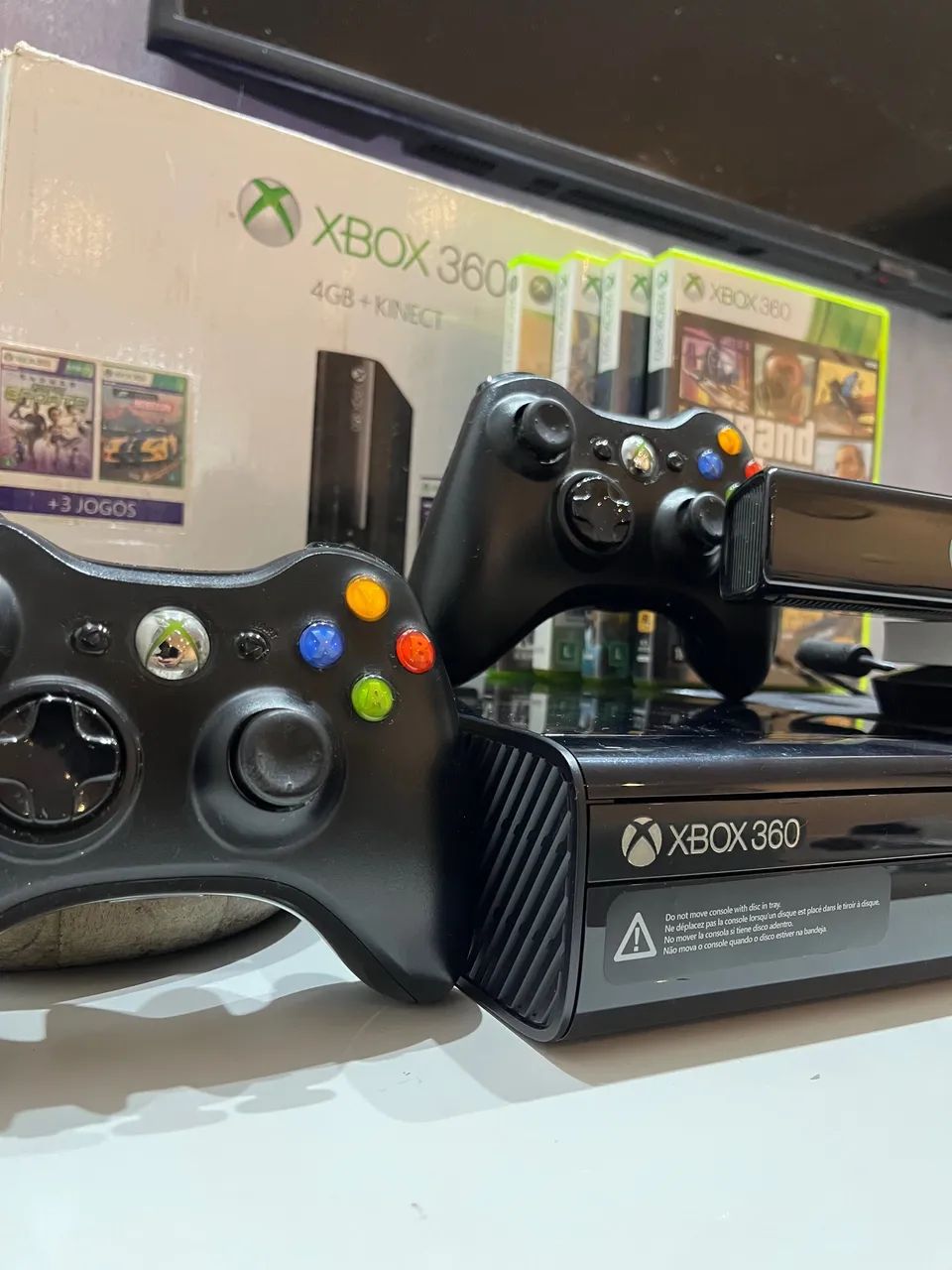 Xbox 360 Completo + Kinect + jogos - Foto 2