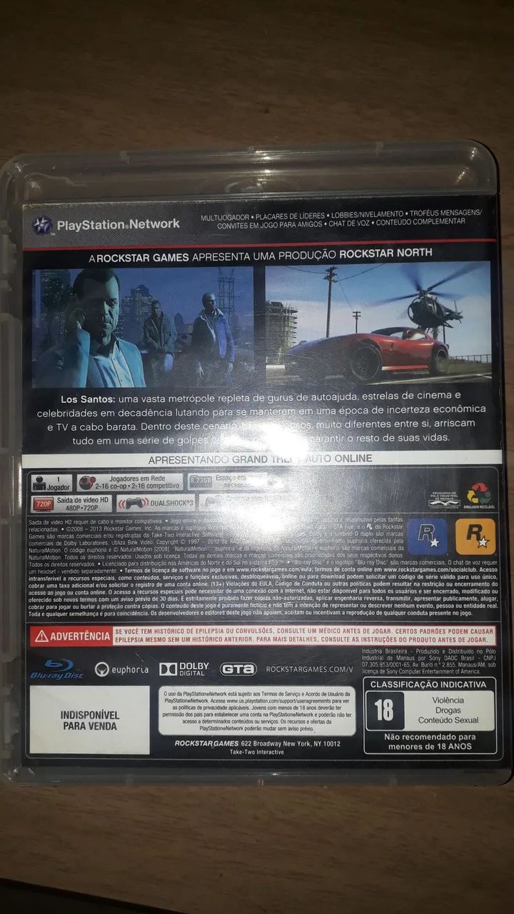 GTA V DE PS3 - 50$ - Foto 2