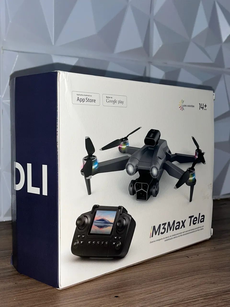 DRONE M3 COM TELA NO CONTROLE - Foto 2