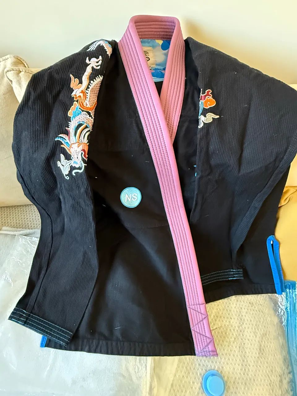 Kimono albino & preto - Foto 2