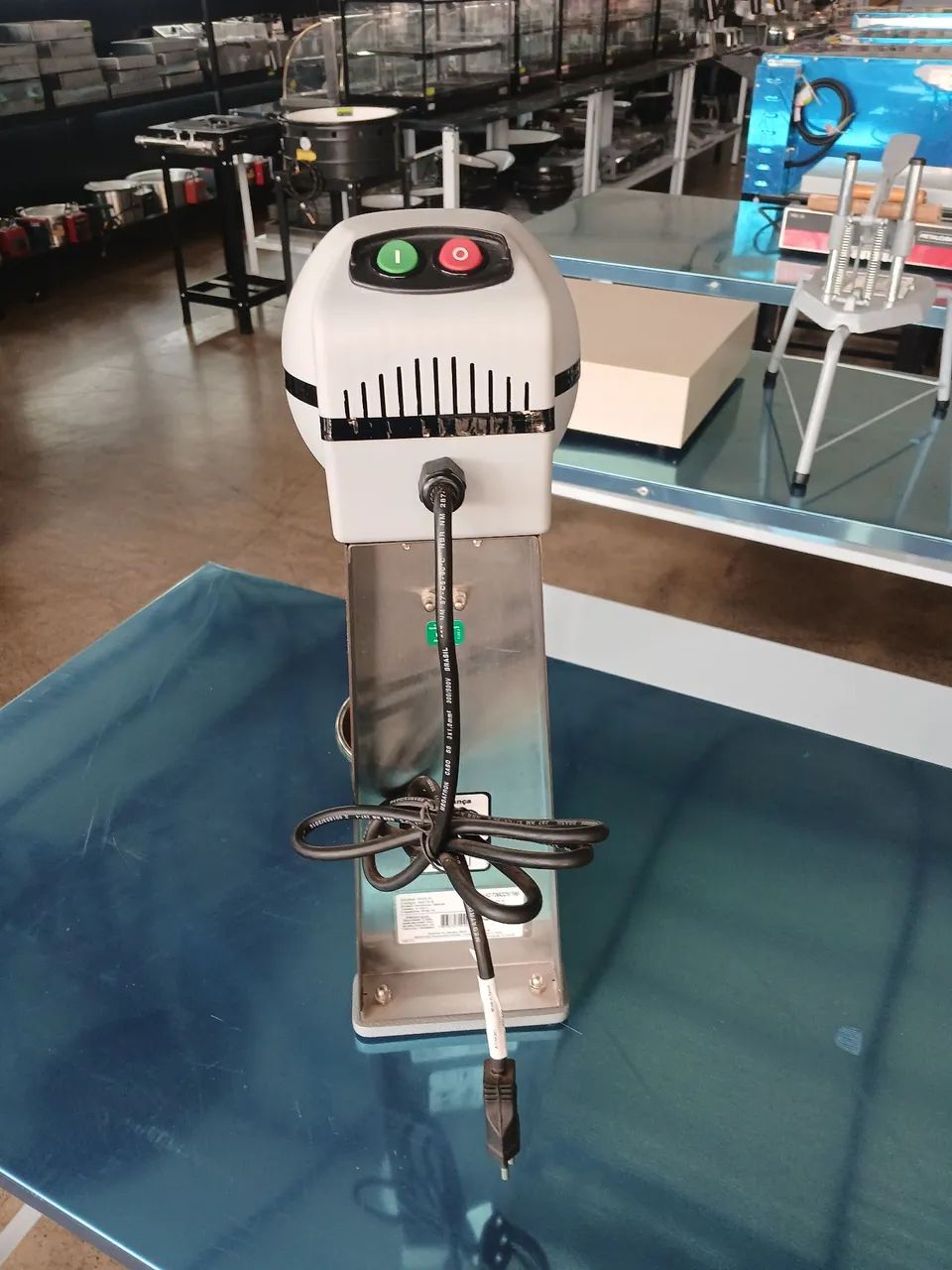 Batedor De Milk Shake Copo Inox 1 Haste Skymsen  - Foto 4