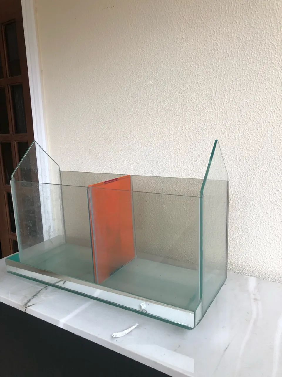 Aquário 40 litros, com divisória no meio - Foto 2