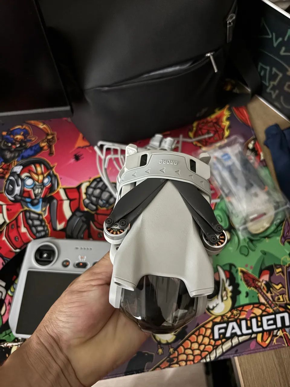 Drone DJI Mini 3 controle com tela - Foto 3