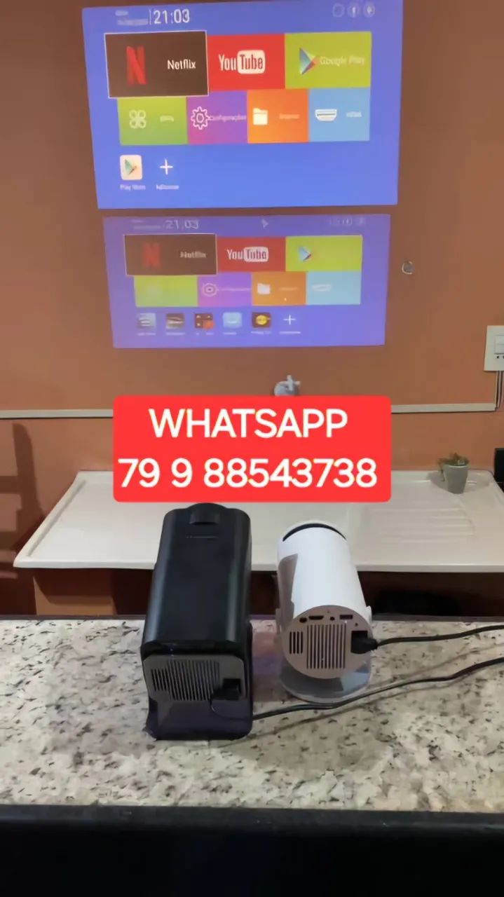 Projetor 4 Lançamentos ( 79.9 8854_3738 )+ ORIGINAL + LACRADO  HY320 MINI HY300  HY350