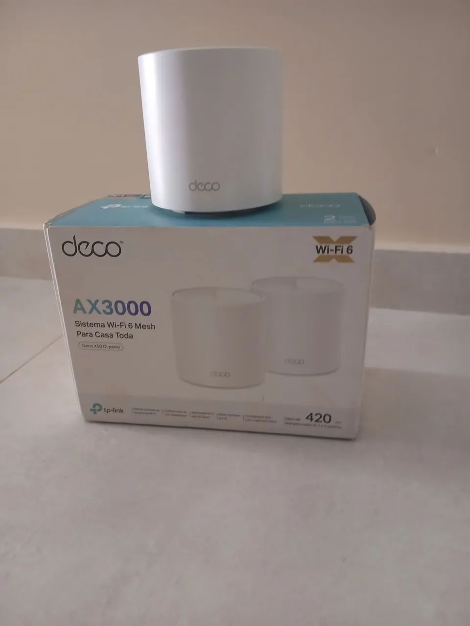 Repetidor tp-ink deco modelo X50 tecnologia AX3000  2 unidades 