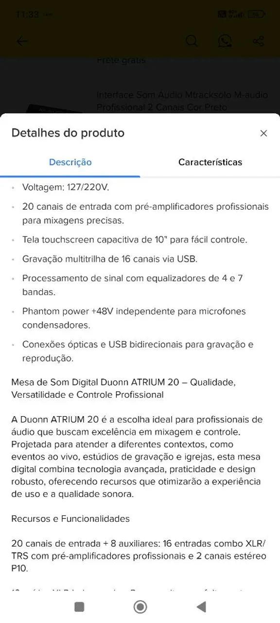 Vendo mesa digital duon 20 com case - Foto 5