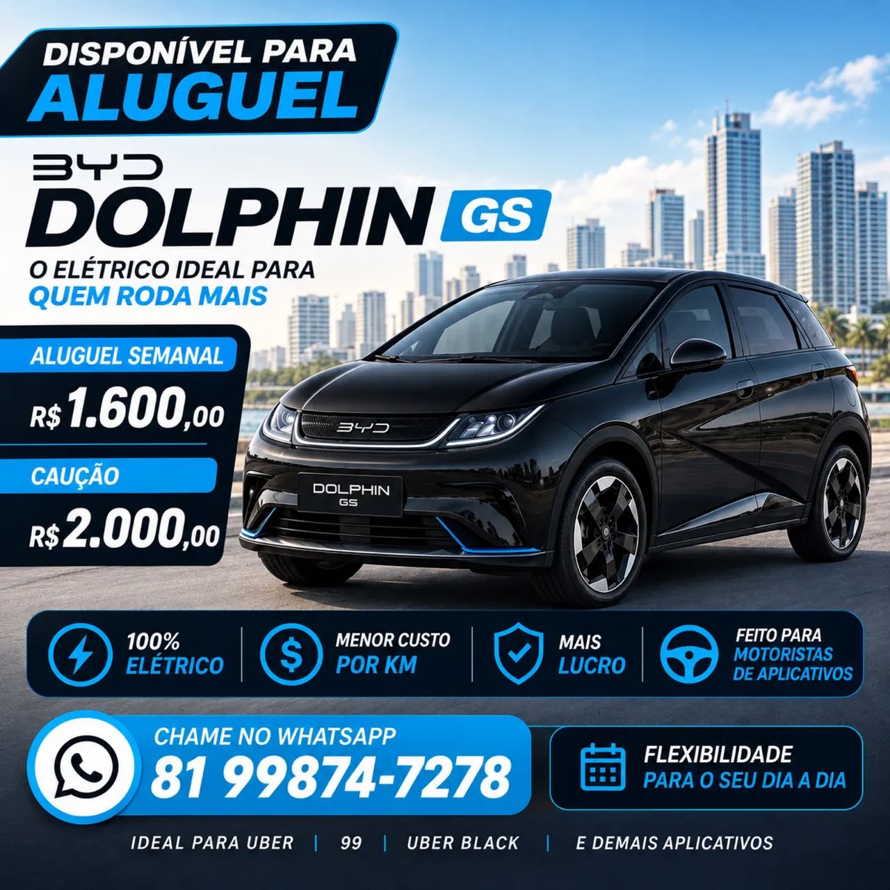 BYD Dolphin EV (Elétrico) 2025