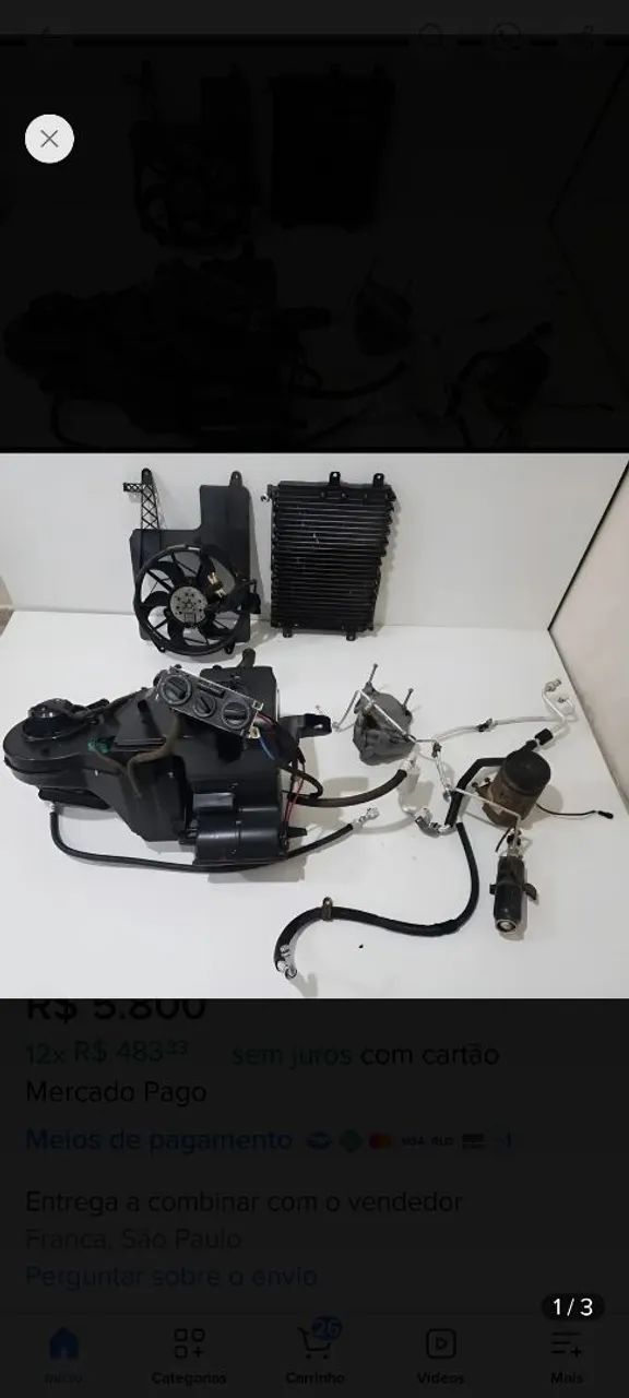 Vende-se ar condicionado do gol g4.1.0. - Foto 3