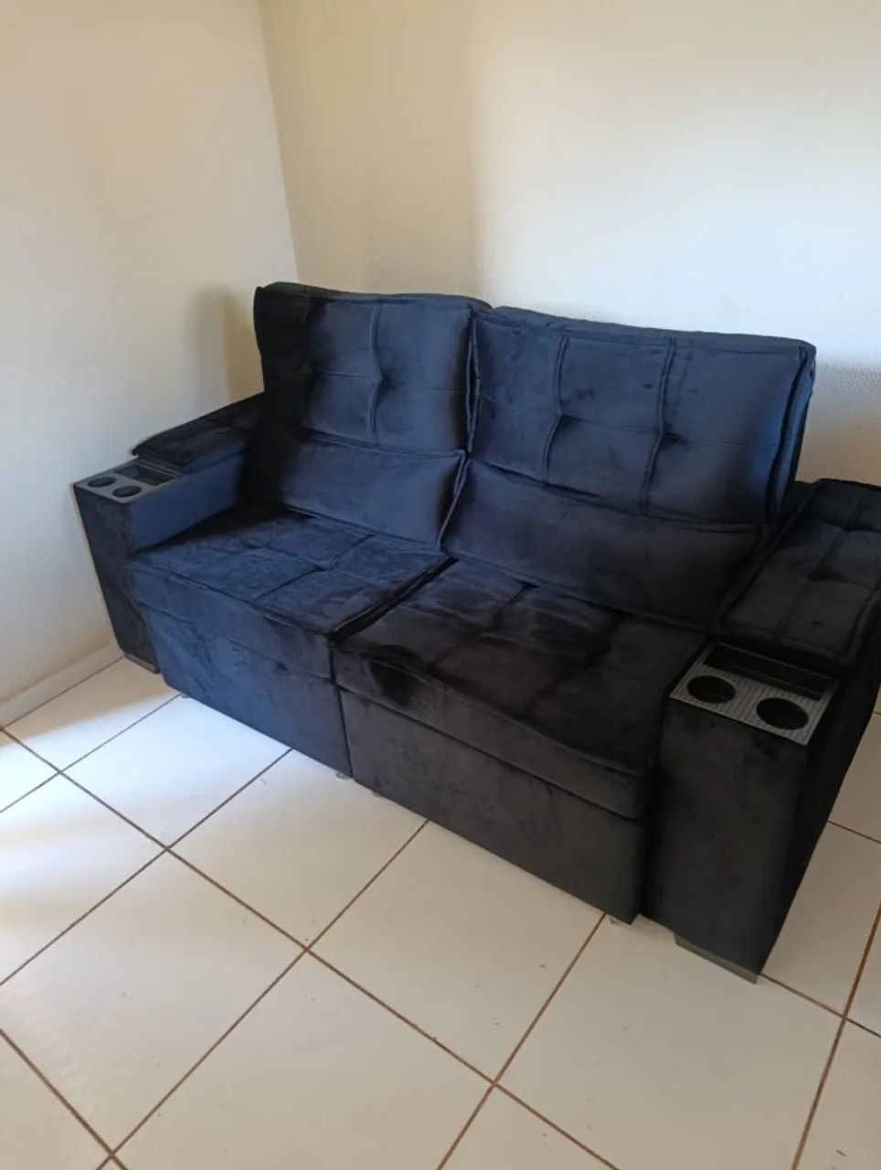 Sofá novo retrátil e reclinável 2m na promocão - Foto 3