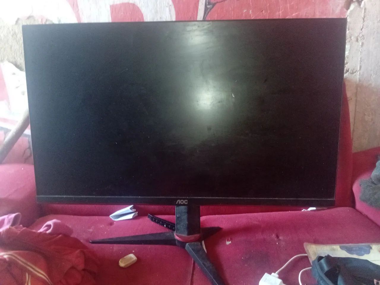 Monitor aoc 144 27 polegadas para retirada de peças - Foto 3