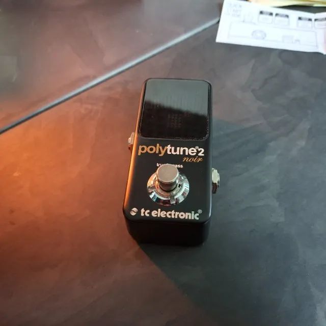 Pedal TC Eletronic Polytune 2 Mini Noir - Instrumentos musicais