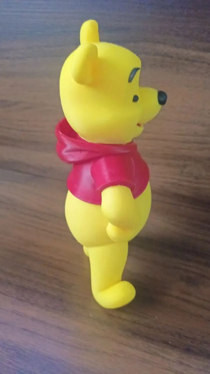 Ursinho Pooh 23 cm Impresso em 3D - Foto 3